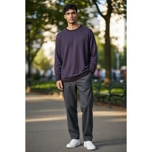 Westzeroone XL Pure 100% Cotton Crew Neck Classic Casual Style Sweater XL NWOT